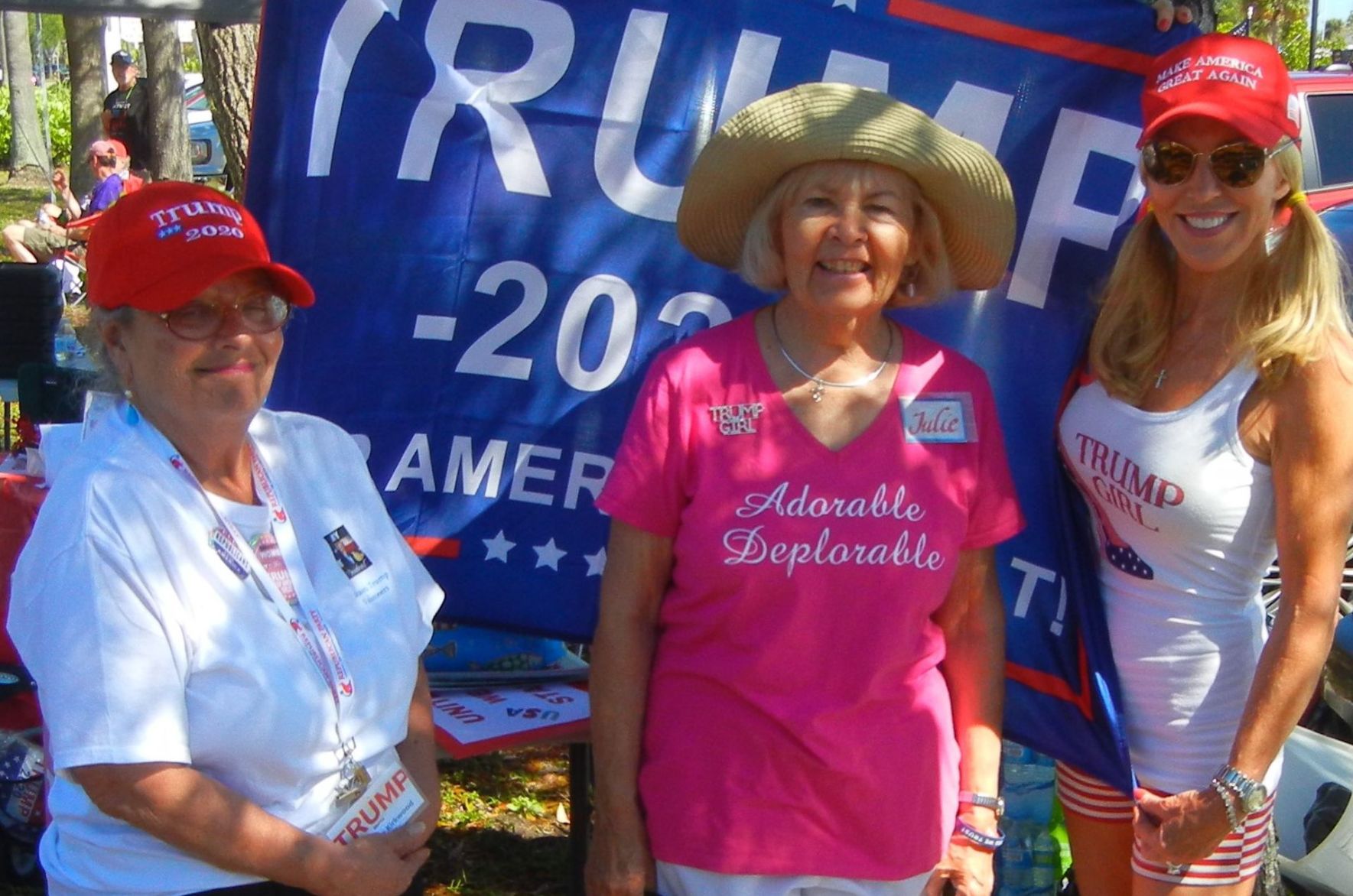 Rallying for Trump
